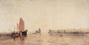 Joseph Mallord William Turner Die Chain-Pier von Brighton painting